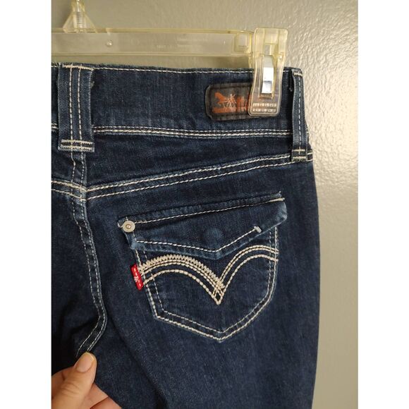 Vintage Wrangler Women's Size 26 Western Embroidered Low Rise Too Low Jeans - Picture 3 of 6